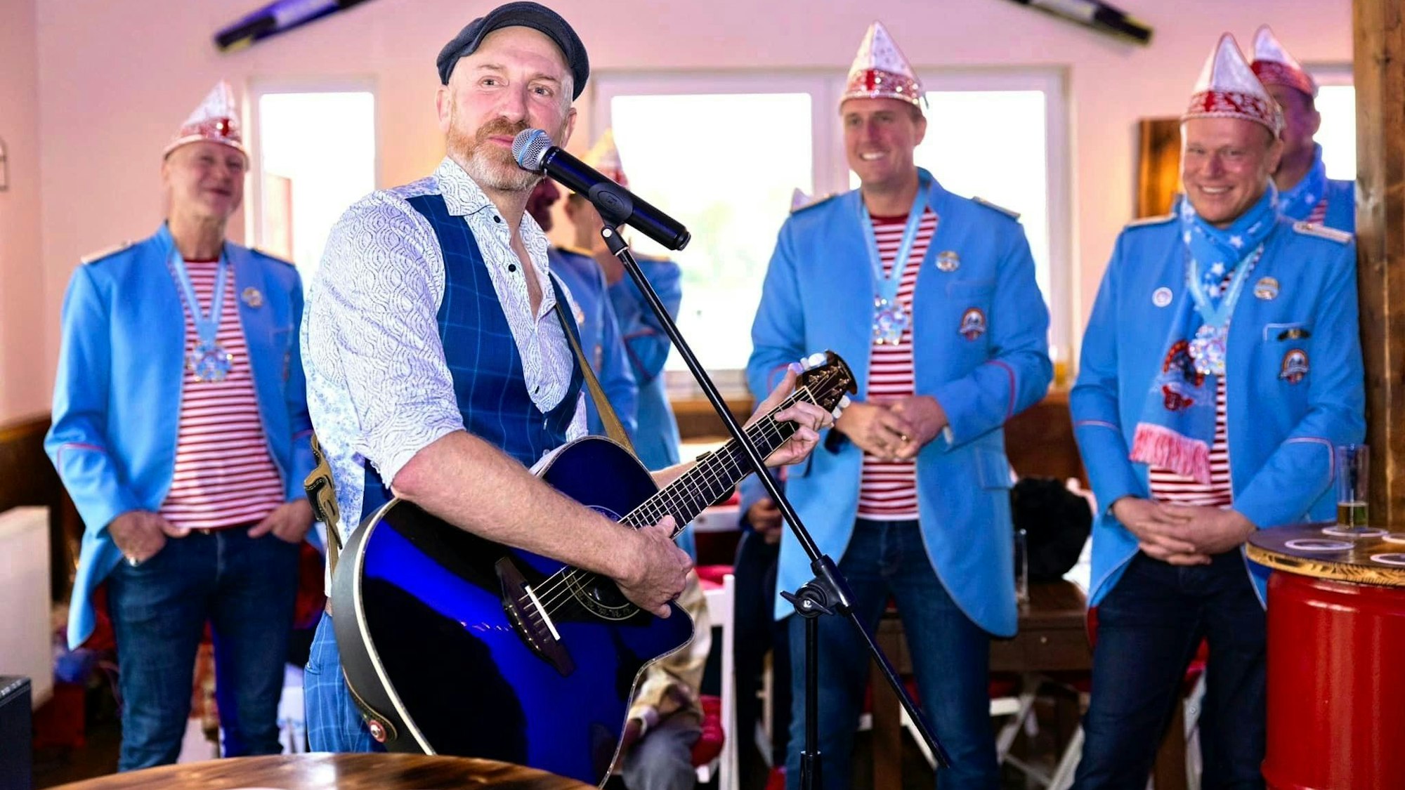 Martin Schopps bei einem Auftritt.