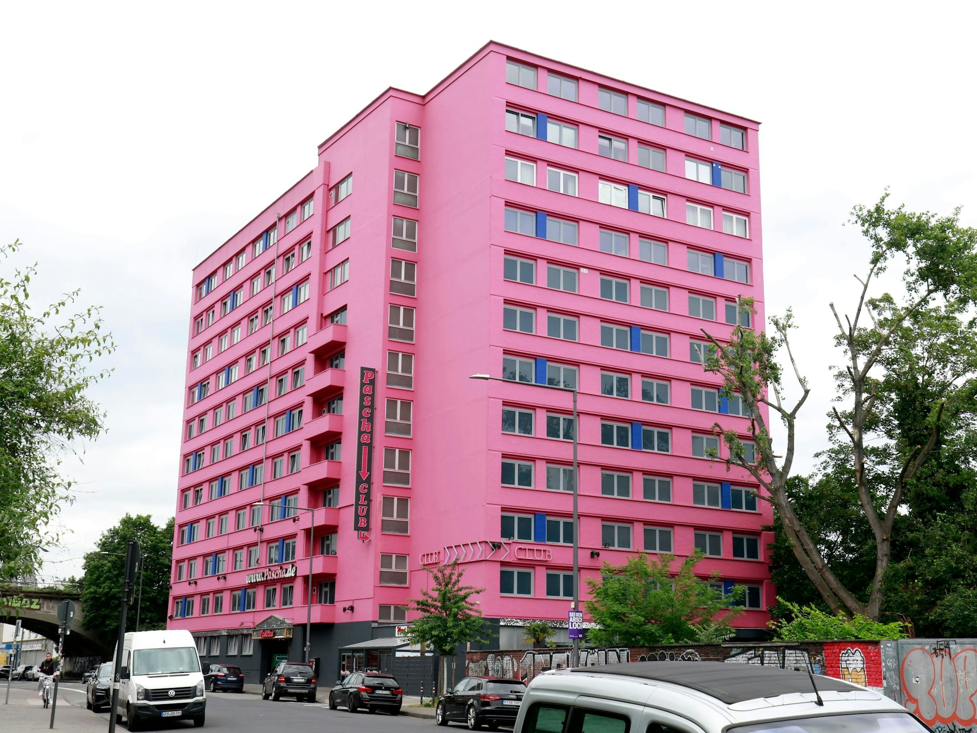 Das Großbordell Pascha in der Hornstraße in Köln.