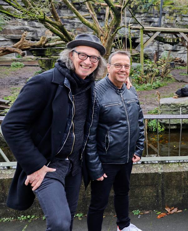 Die Räuber bei Brillenbär „Hans“ im Kölner Zoo.