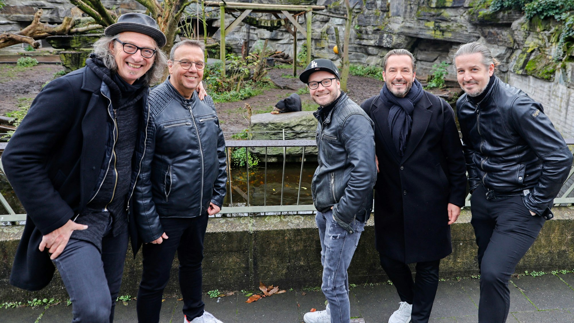 Die Räuber bei Brillenbär „Hans“ im Kölner Zoo.