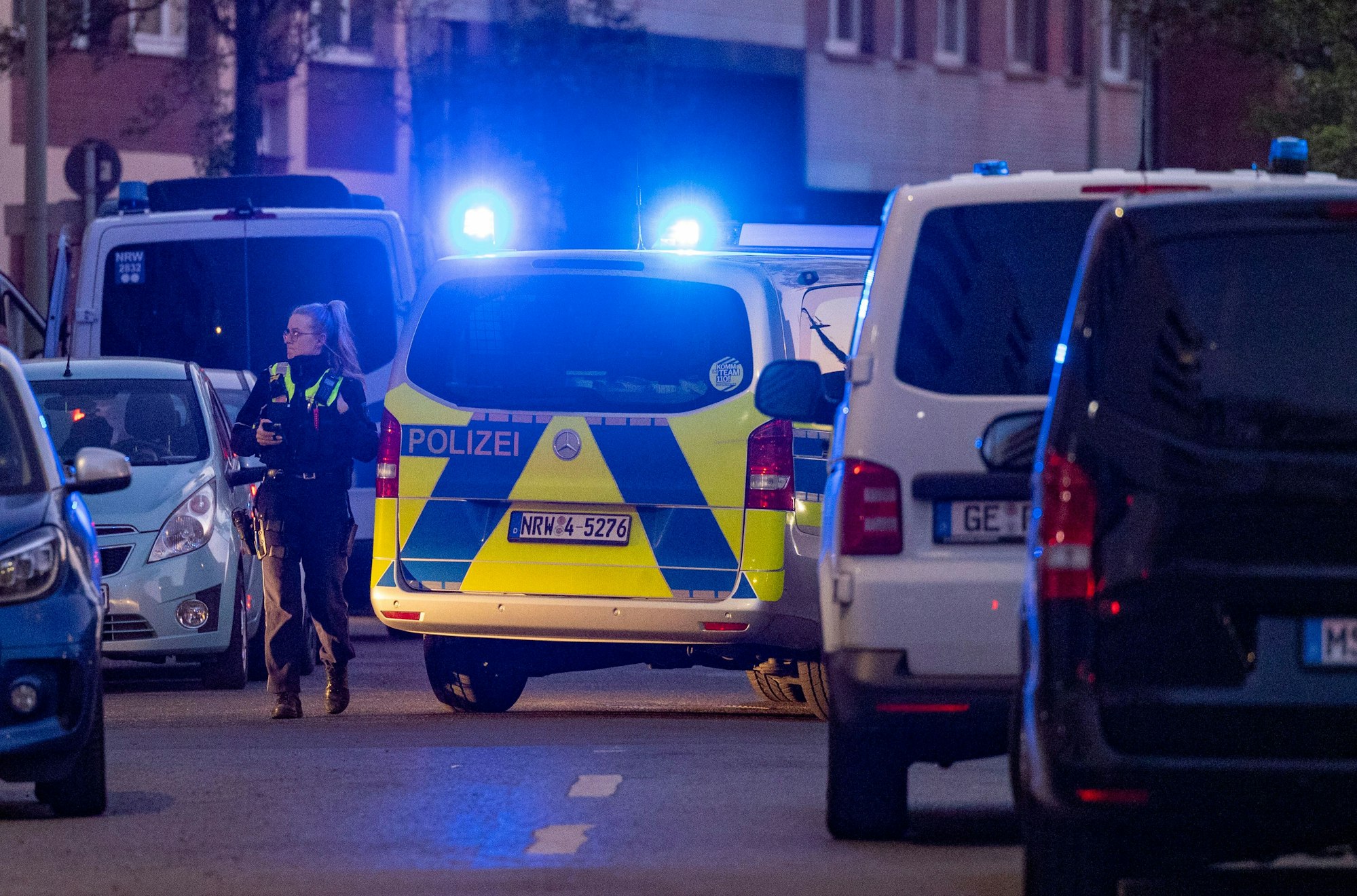 Polizeieinsatz nach einer Gewalttat in der Altstadt. (Symbolfoto)