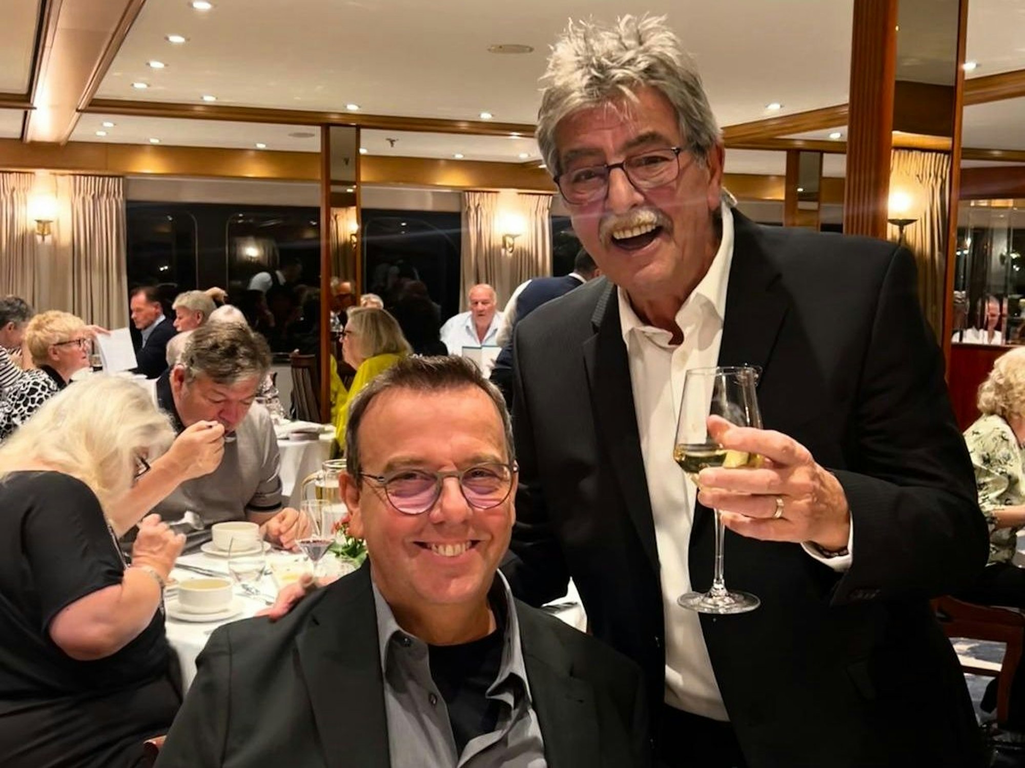 Kurt Feller und Karl-Heinz Brandt von den Räubern.