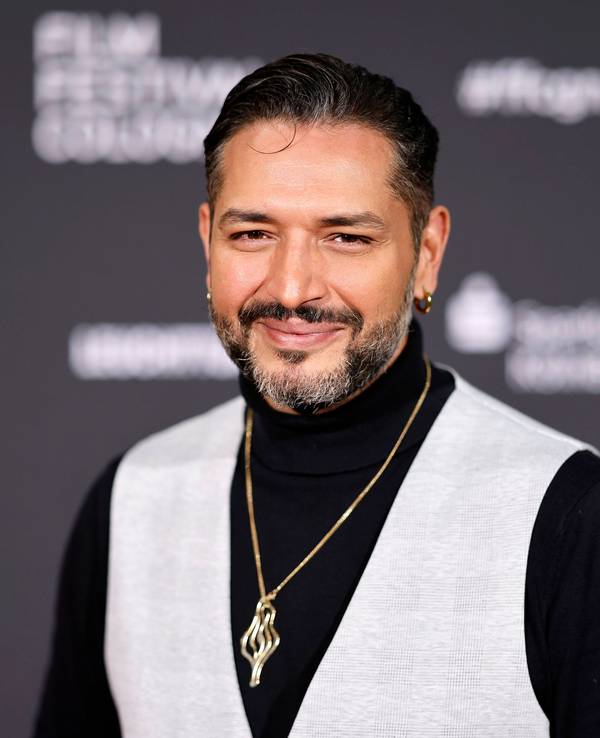 Gianni Jovanovic im Oktober 2023 beim NRW-Medienpreis für entwicklungspolitisches Engagement im Rautenstrauch-Joest Museum in Köln