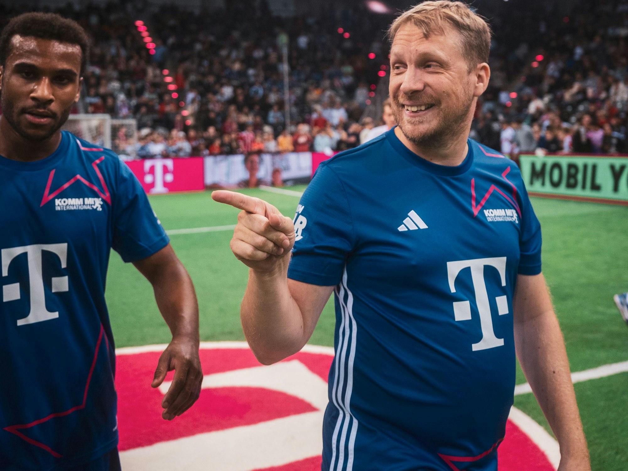 Oliver Pocher beim Hallenturnier in Bonn.