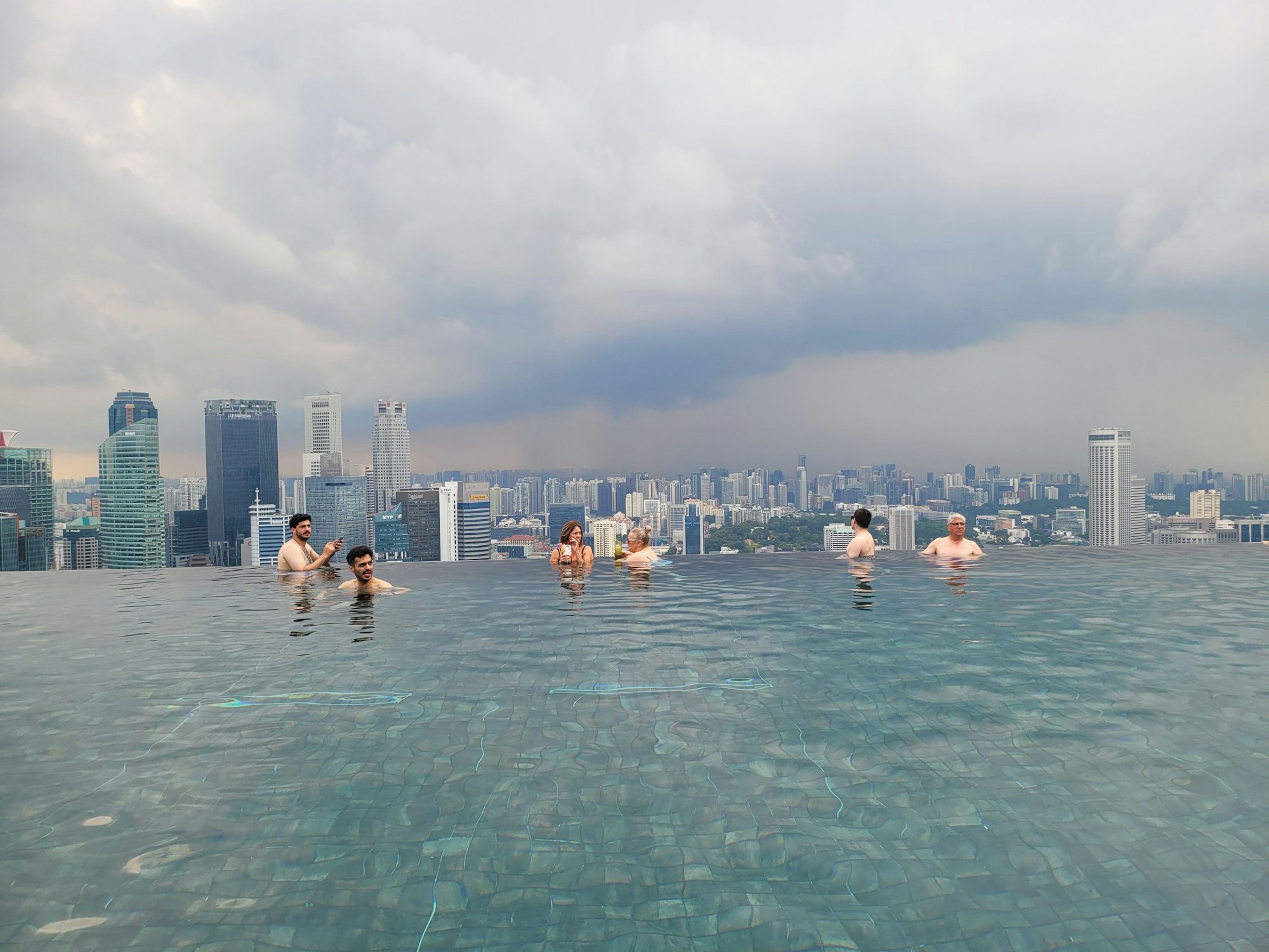 Singapur: Infinity-Pool des Marina Bay Sands