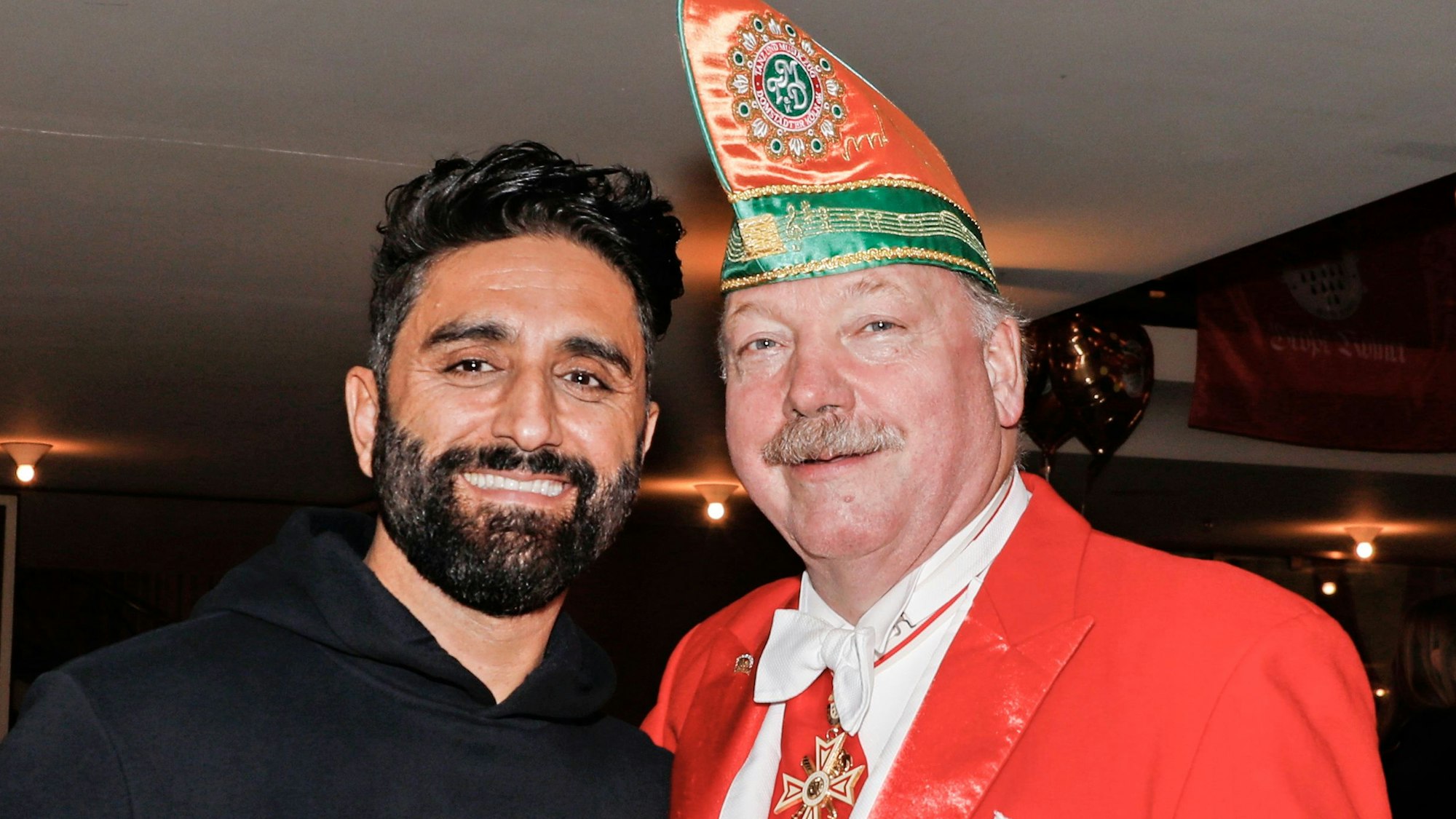 Djavid und Harald Hahn.