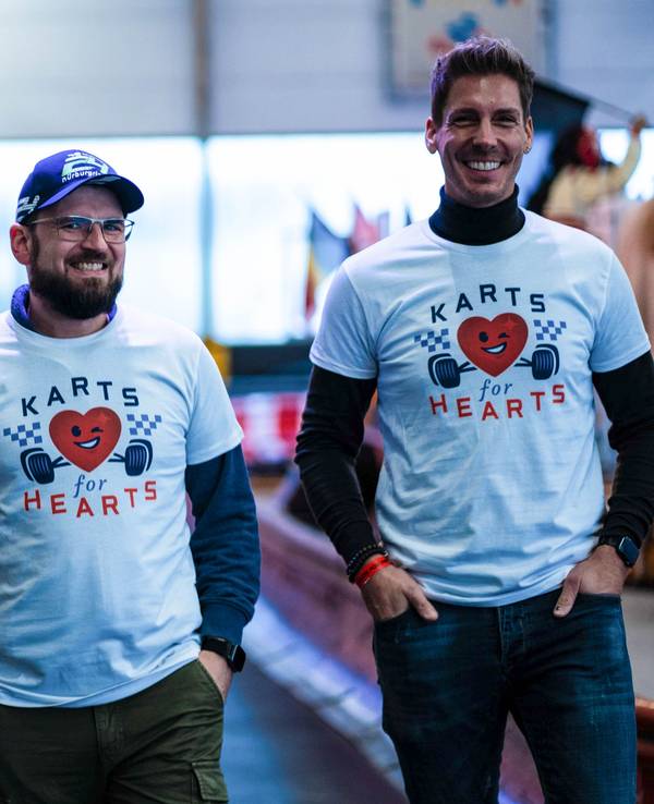 Emil Kusmirek beim Event Karts for Hearts.