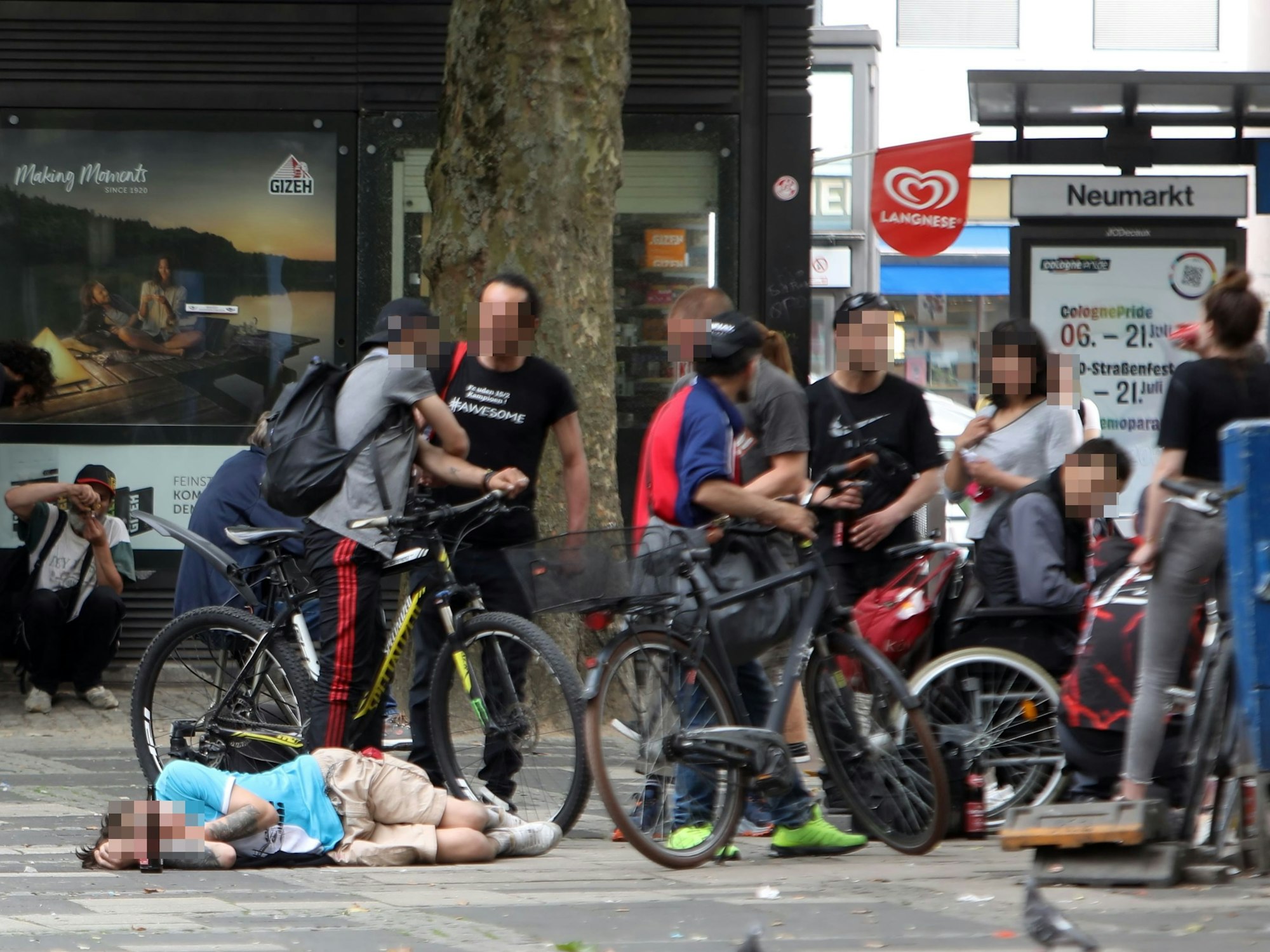 Drogenkonsum in der Öffentlichkeit
