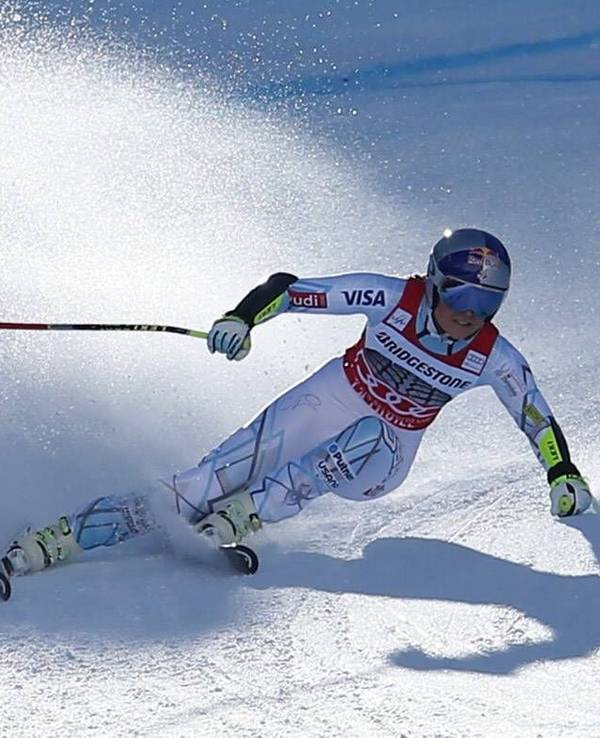 Lindsey Vonn beim Skifahren