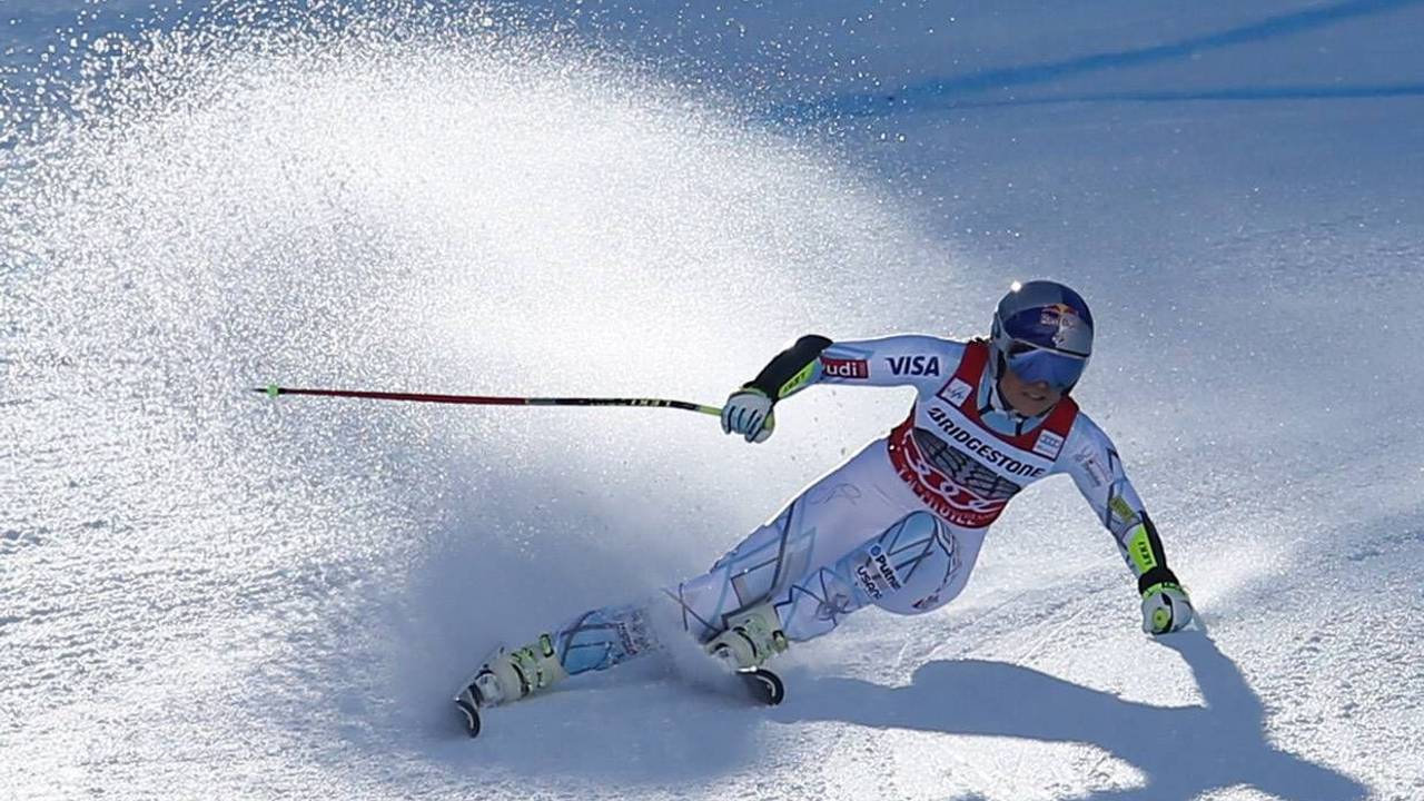 Lindsey Vonn beim Skifahren