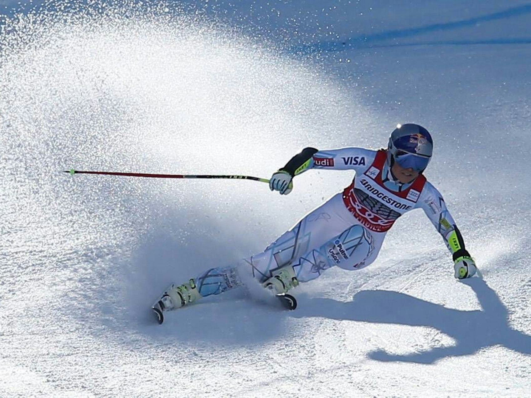 Lindsey Vonn beim Skifahren