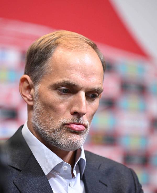 Thomas Tuchel bei seiner Vorstellung als neuer englischer Nationaltrainer.
