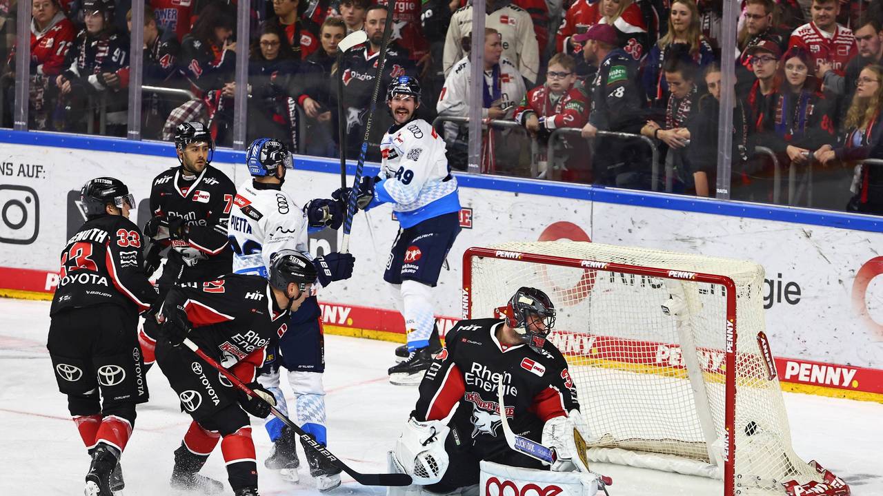 Tor für den ERC Ingolstadt gegen die Kölner Haie in der DEL.