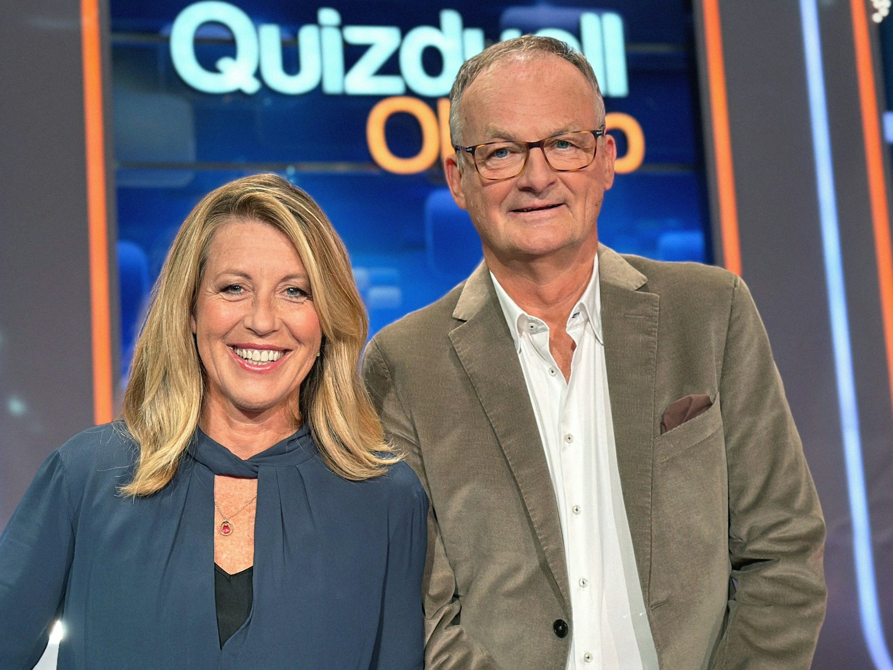 ARD QUIZDUELL-OLYMP mit Anne Gesthuysen und Frank Plasberg