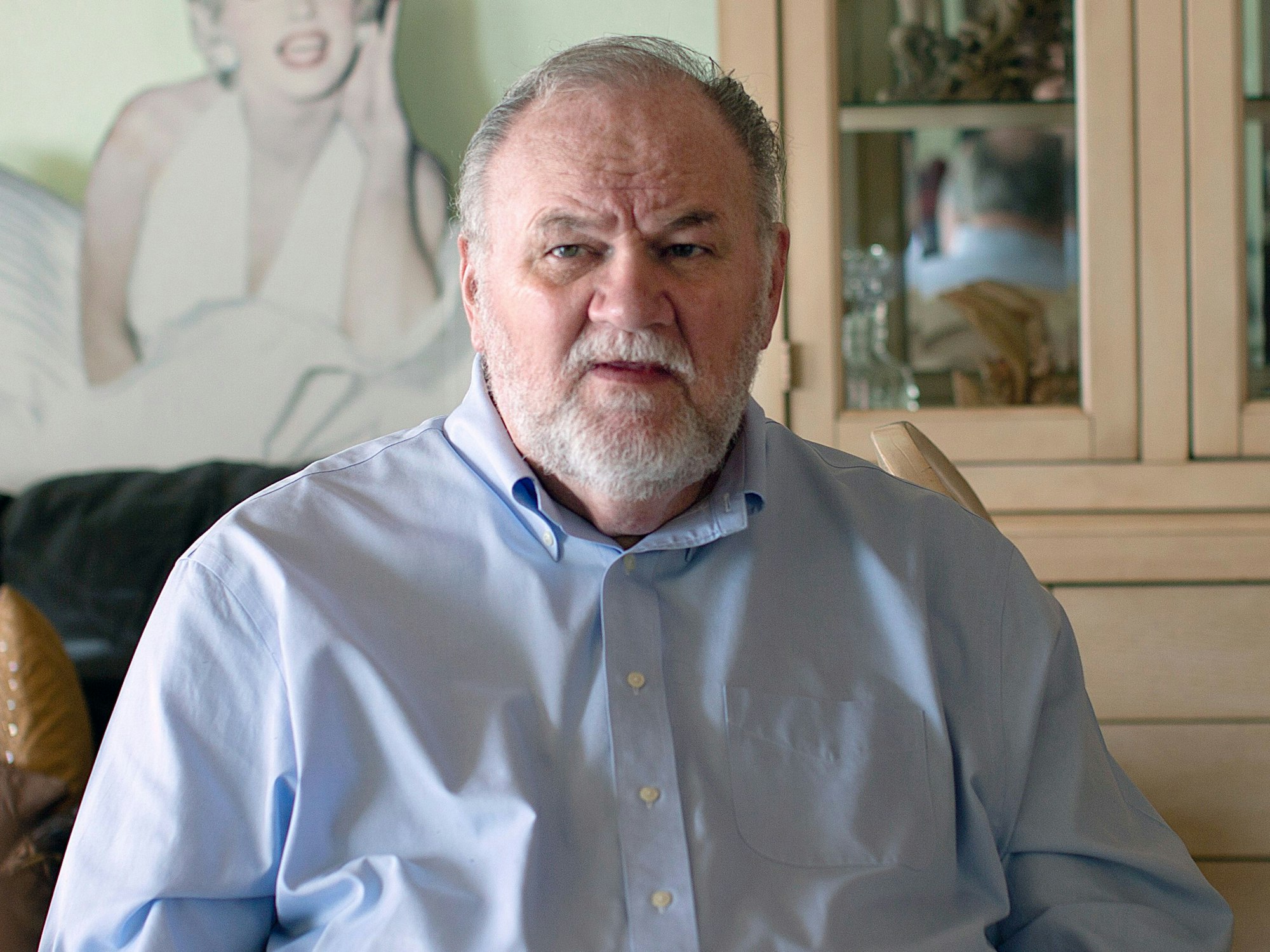 Undatiert: Thomas Markle, Vater von Herzogin Meghan, während eines Interviews mit Channel 5.