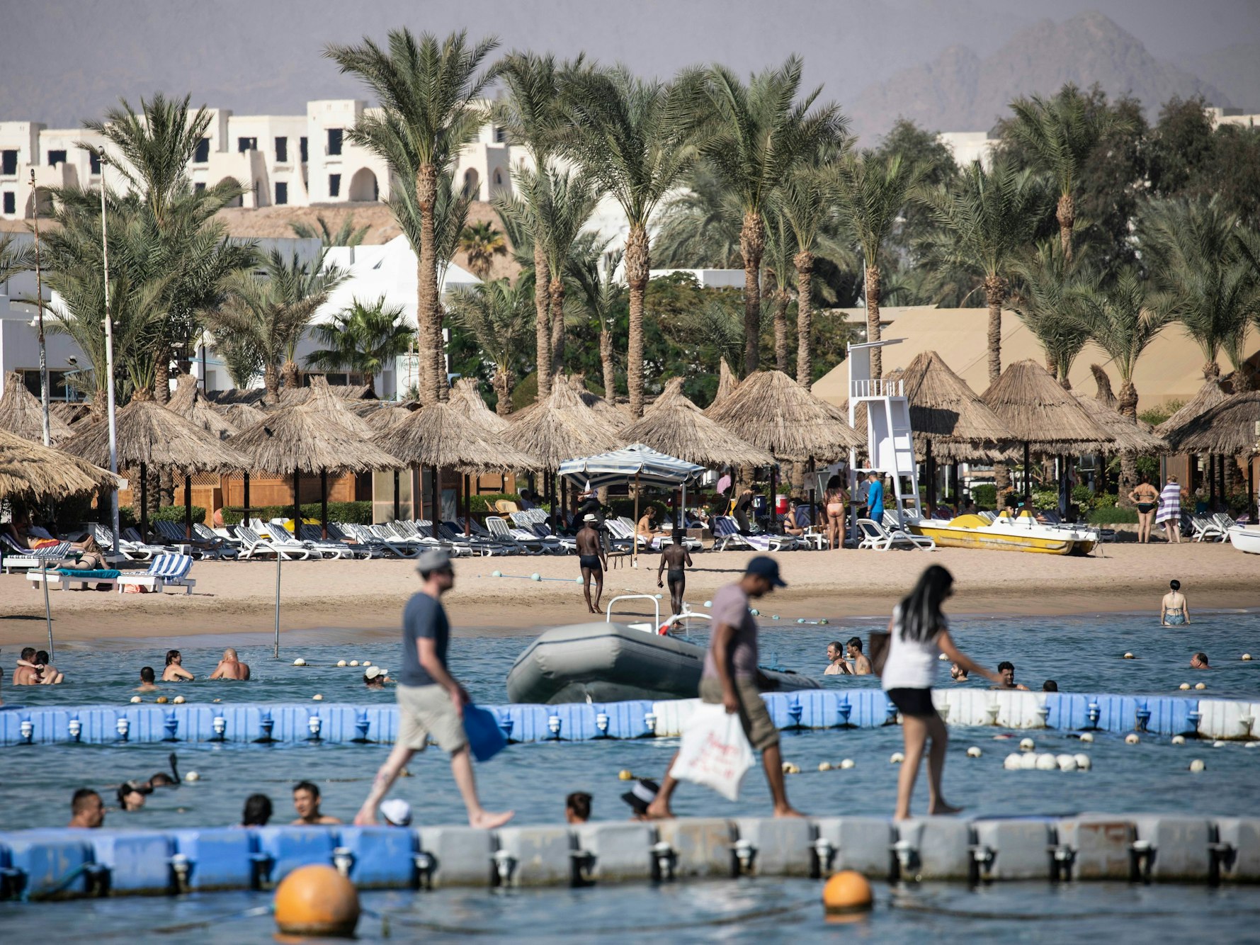 Ausgelegt auf Badeurlaubende sowie Taucherinnen und Taucher: Scharm el Scheich in Ägypten ist das touristische Zentrum auf dem Sinai.