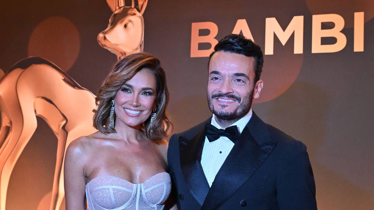 Jana Ina und Giovanni Zarrella bei der 75. Bambi-Verleihung in den Bavaria Filmstudios.