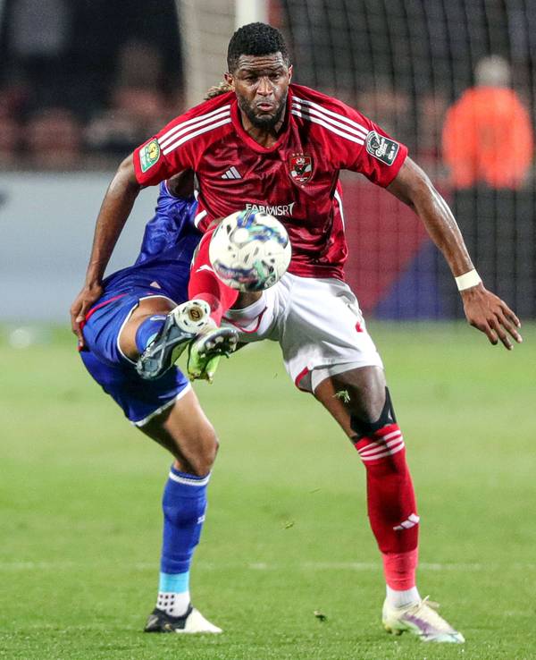 Anthony Modeste für Al Ahly am Ball.