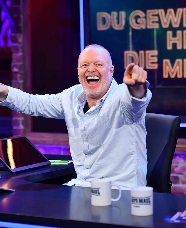Stefan Raab in seiner Show „Du gewinnst hier nicht die Million“.