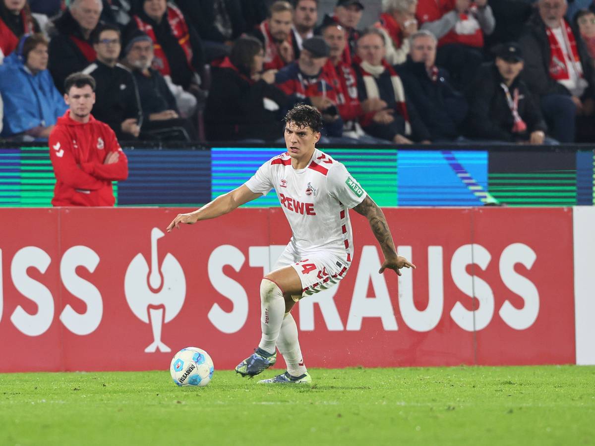 1. FC Köln gegen Holstein Kiel, DFB-Pokal, 2. Runde: Julian Pauli (1. FC Köln) in Aktion.