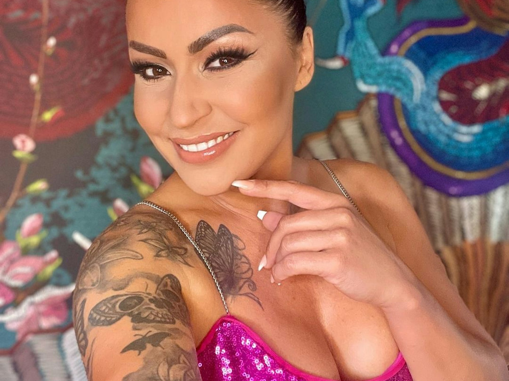 Reality-TV-Star Jasmin Herren (45) ist zahlungsunfähig. Hier ist sie auf einem Instagram-Post am 27. August zu sehen.