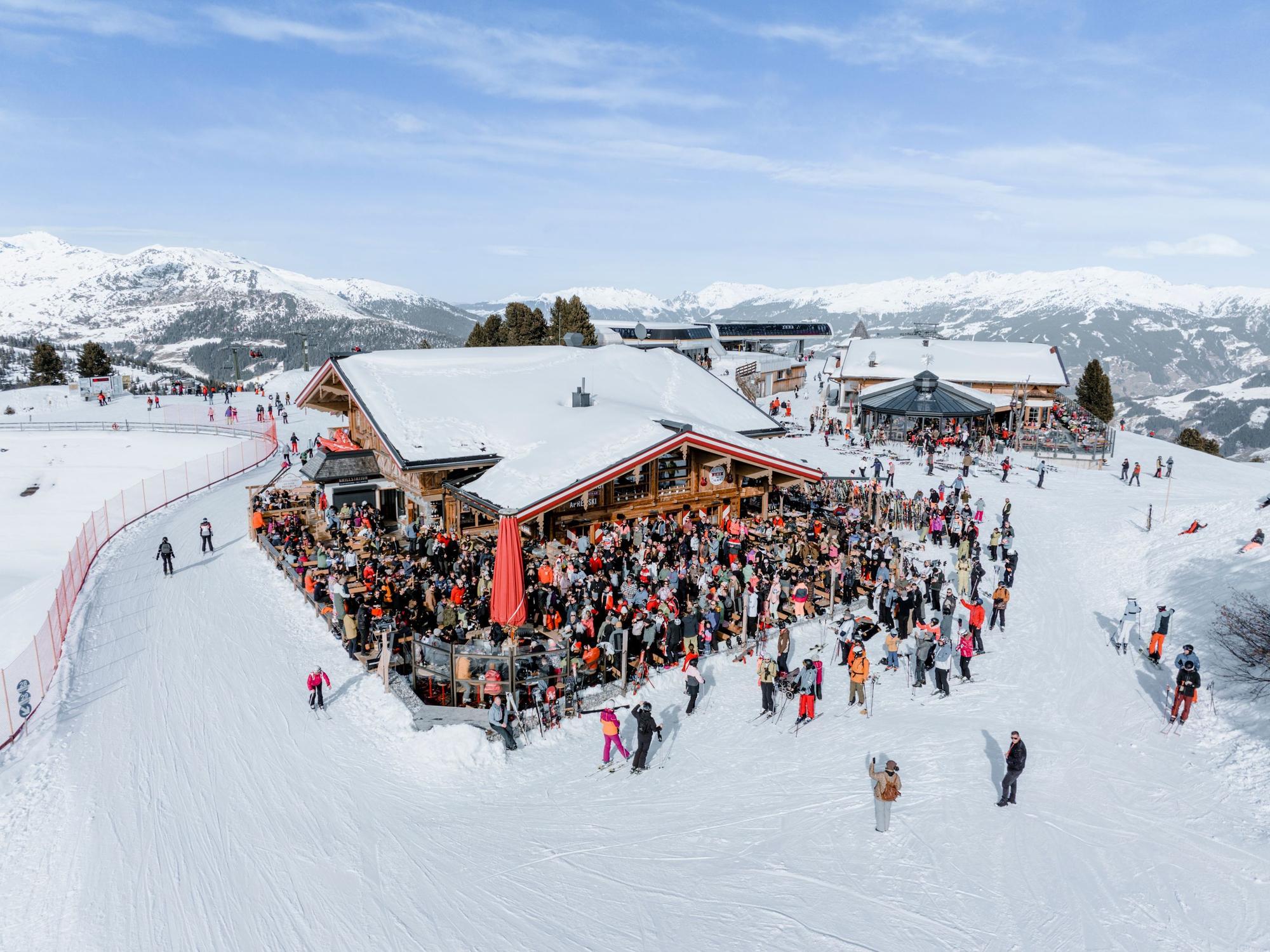 Skihütte Kasermandl Penken im Zillertal in Österreich