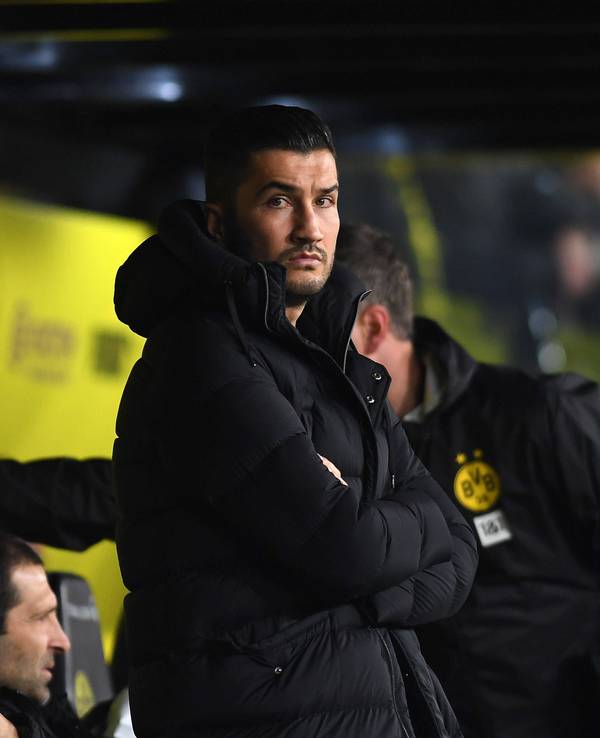 Nuri Sahin am Samstag (30. November 2024) beim Bundesliga-Gipfel zwischen Borussia Dortmund und Bayern München.
