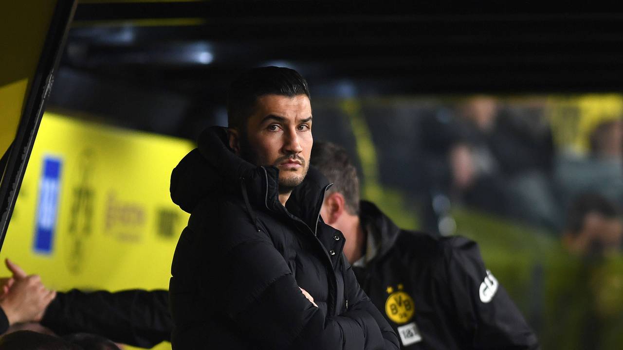 Nuri Sahin am Samstag (30. November 2024) beim Bundesliga-Gipfel zwischen Borussia Dortmund und Bayern München.