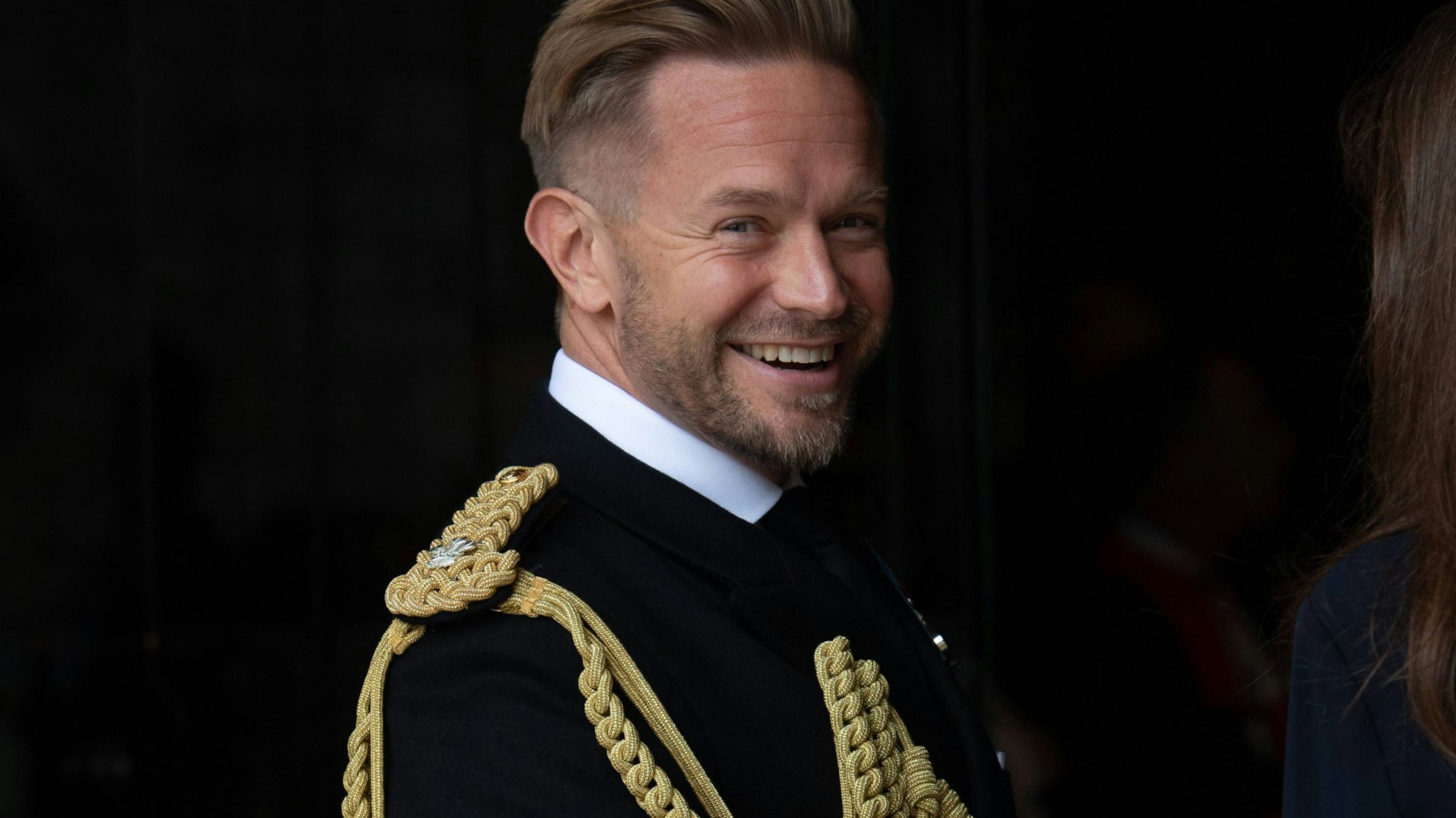 Stallmeister Rob Dixon (hier im Juli 2023 an der Westminster Abbey)