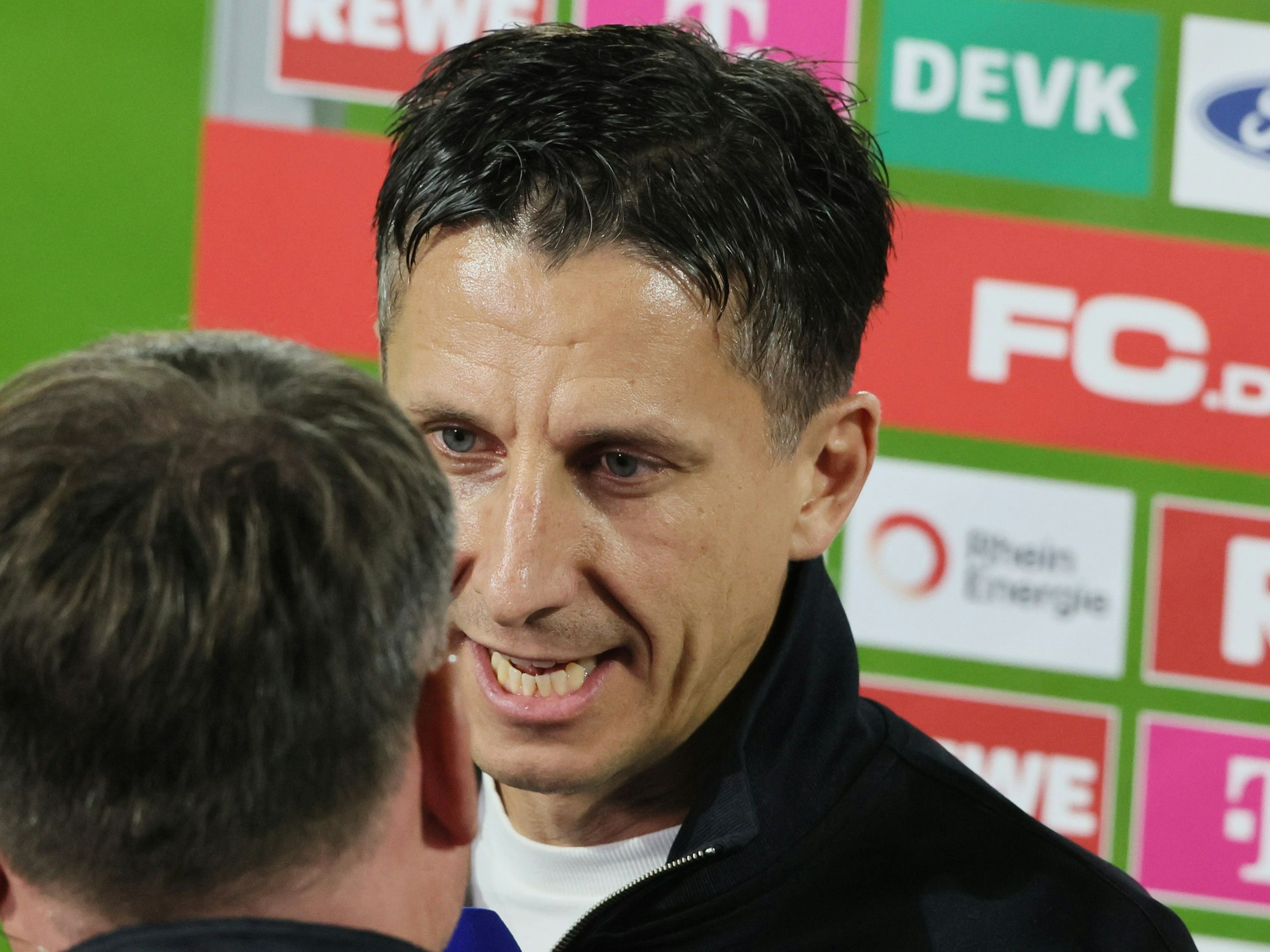 Christian Keller spricht in einem TV-Interview.