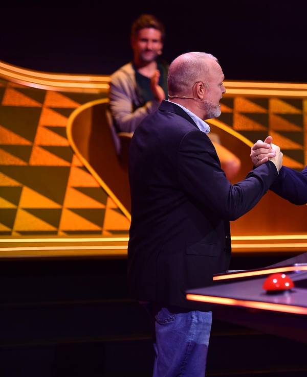Stefan Raab (l.) und Elton