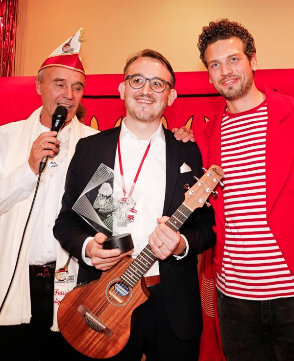 Fabian als Gewinner des Hans-Süper-Preises.