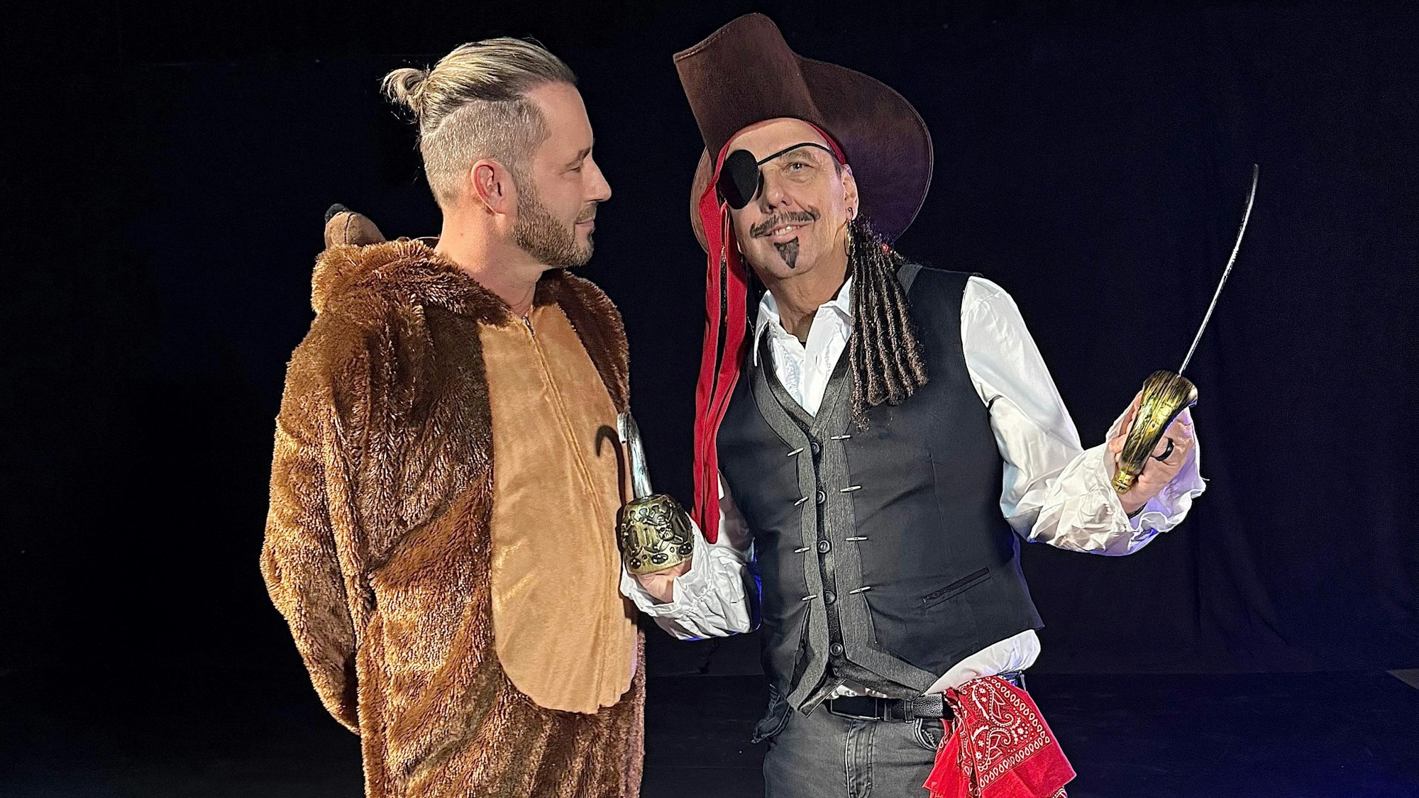 Sven West und Kurt Feller beim Videodreh.