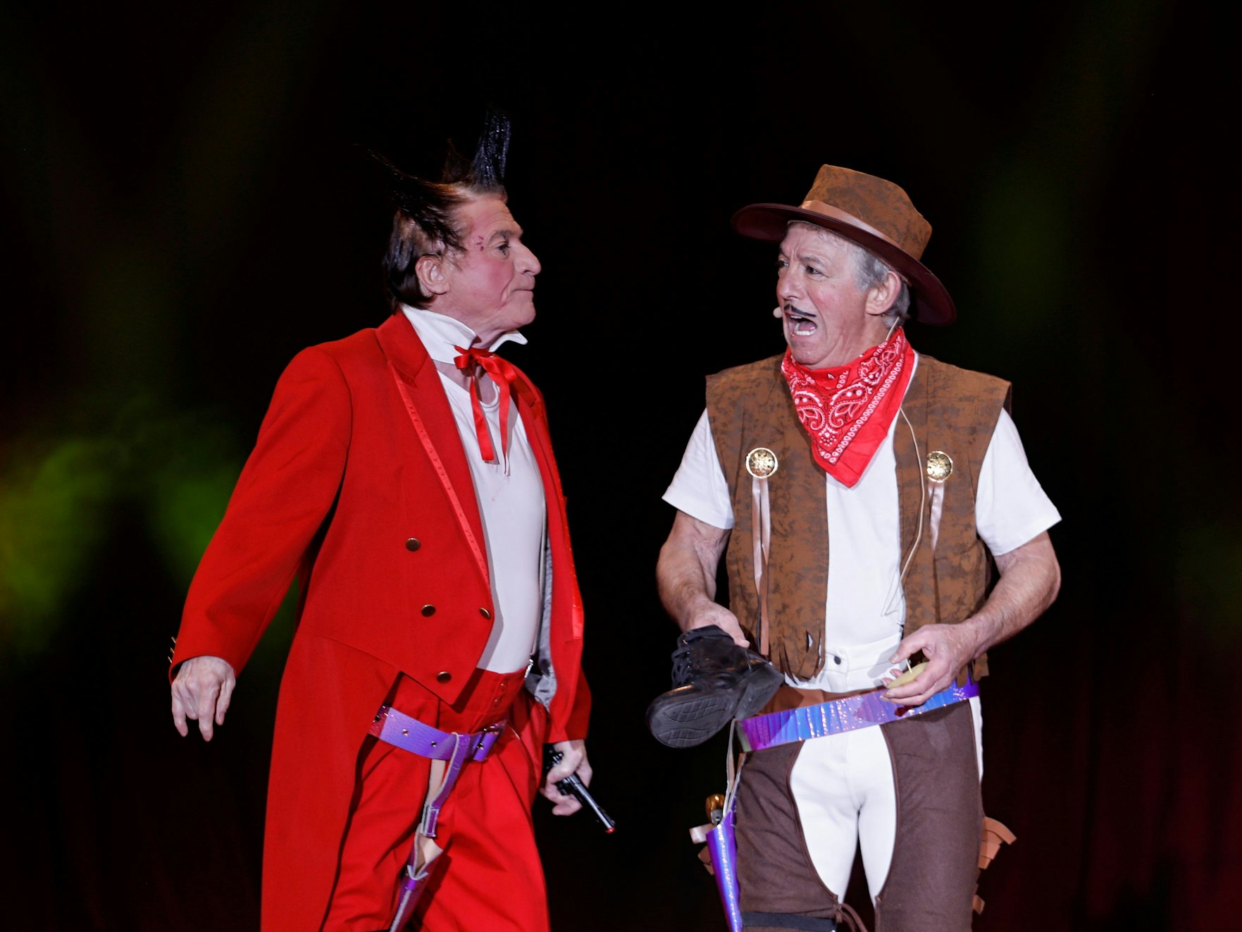 Die Fumagalli-Clowns im Kölner Weihnachtscircus.