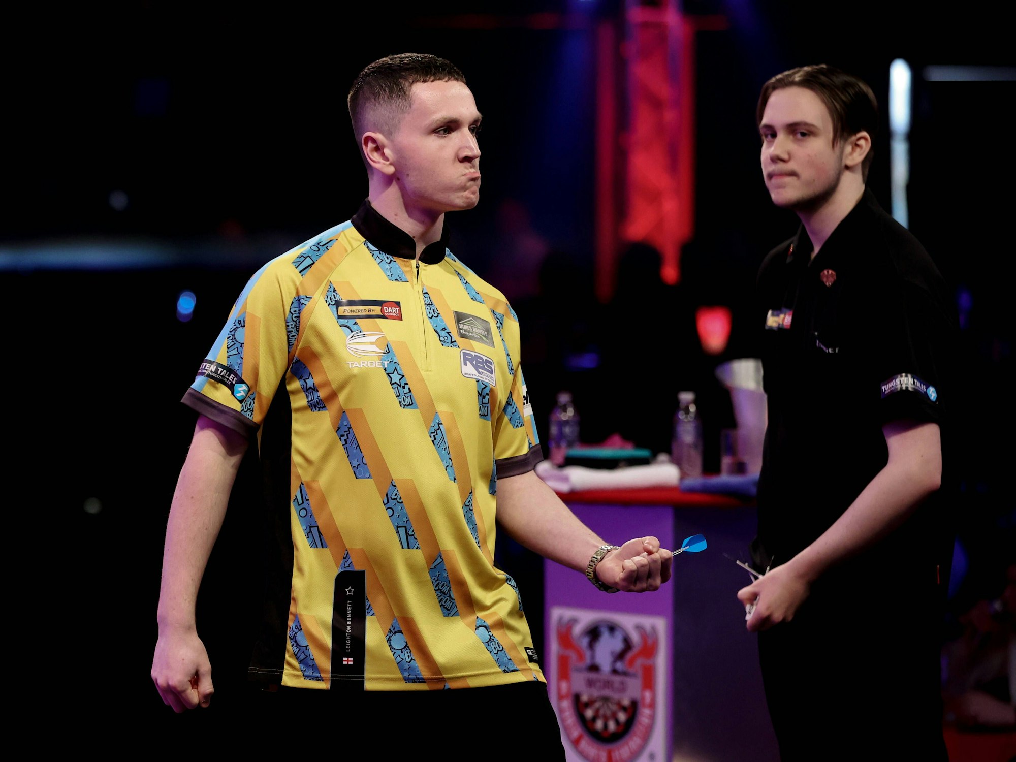 Leighton Bennett jubelt.