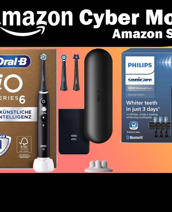 Auf dem Bild sind elektrische Zahnbürsten der Marke Oral B und Philips zu sehen.