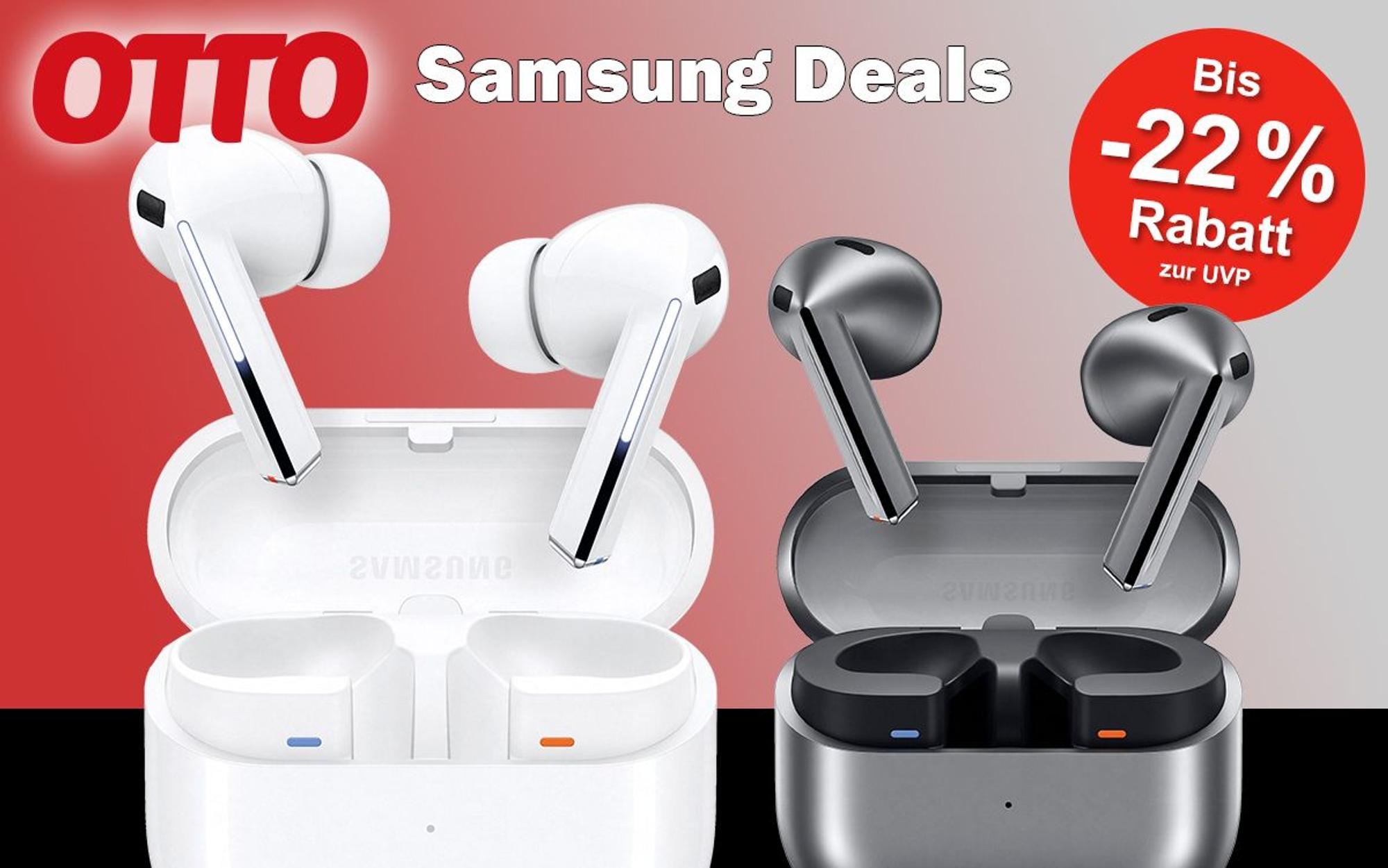 Darstellung der Samsung Galaxy Buds2 & Pro Kopfhörer im Sale bei OTTO