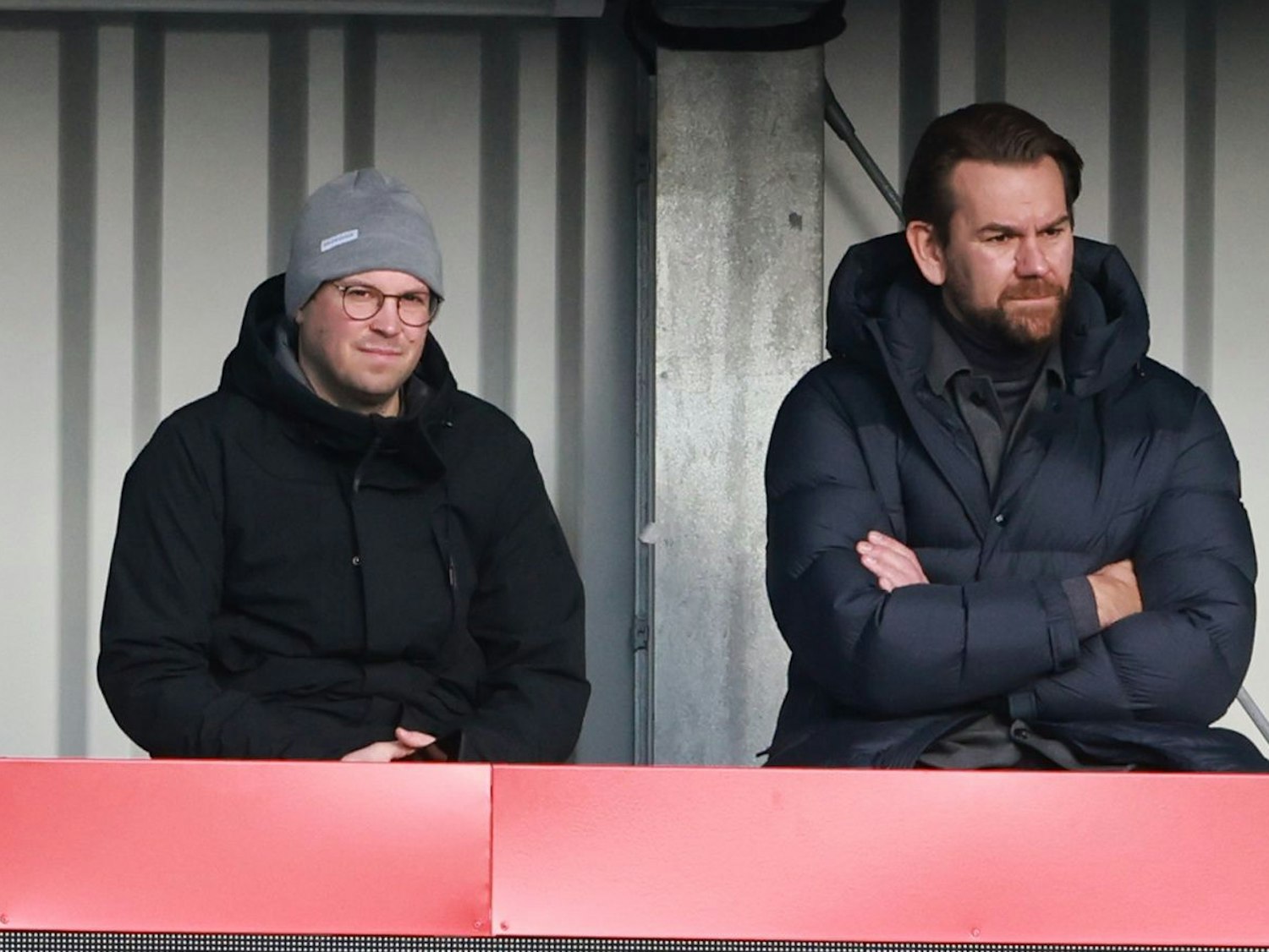 Testspiel im Franz-Kremer-Stadion, 1. FC Köln vs. Alemannia Aachen, von links: Martin Schulz, Thomas Kessler