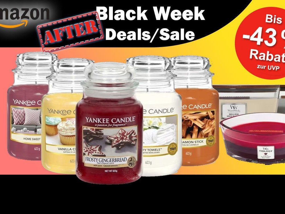 Auf dem Bild sind Yankee Candles abgebildet.