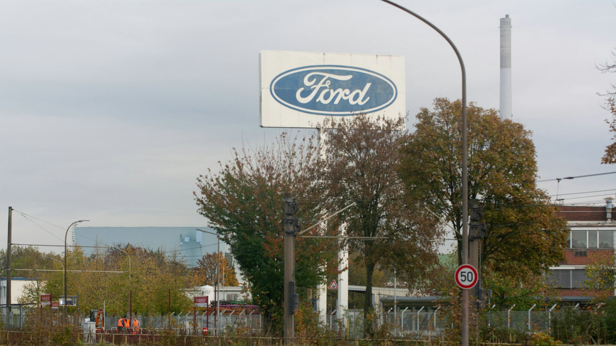 Das Foto zeigt den Kölner Ford-Standort