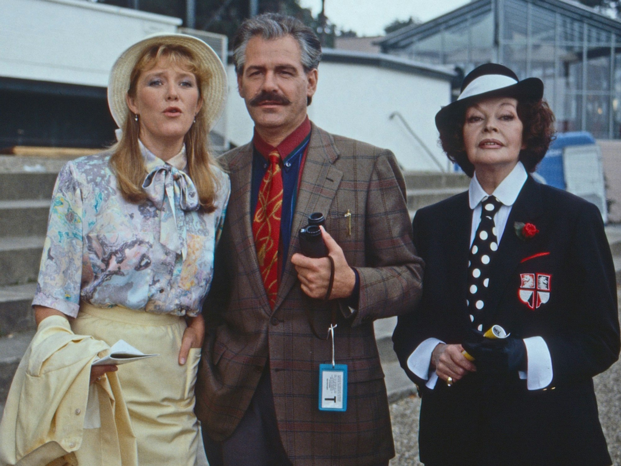 Rivalen der Rennbahn: Jutta Speidel, Jürgen Draeger, Margot Hielscher 1989