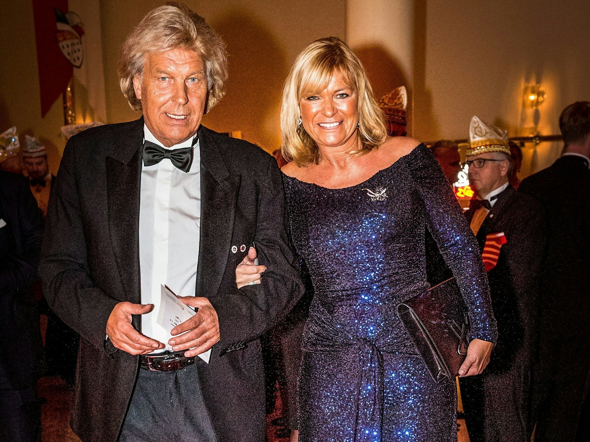 Günter Pütz und Uschi Brauckmann auf dem roten Teppich.