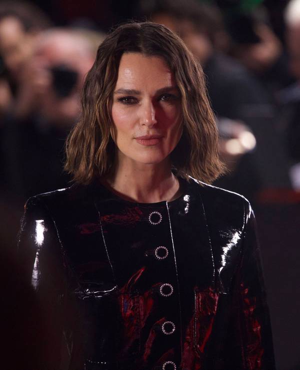 Keira Knightley at the Black Doves TV series premiere. BFI. 3rd December 2024.