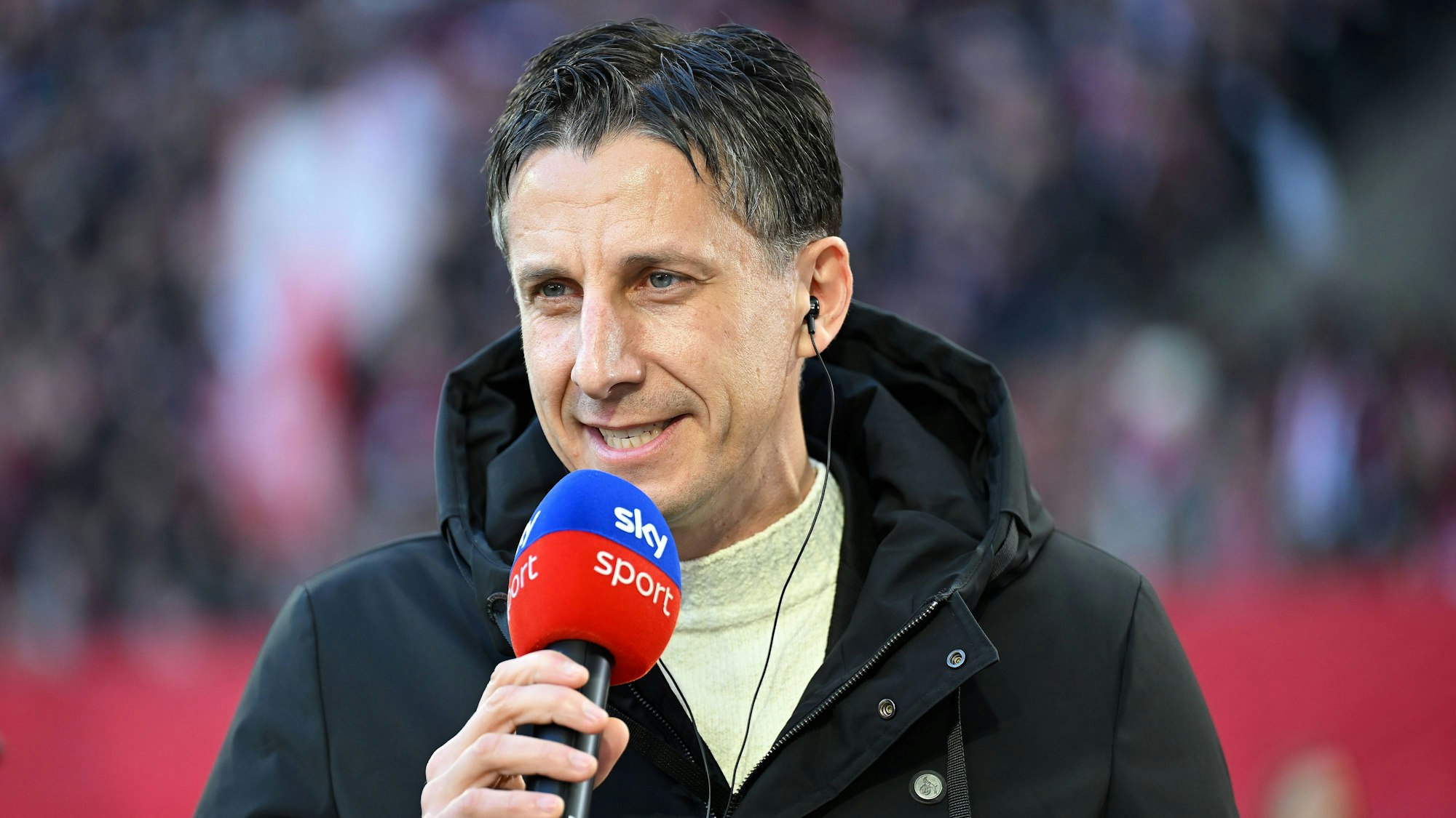 Christian Keller bei einem Sky-Interview