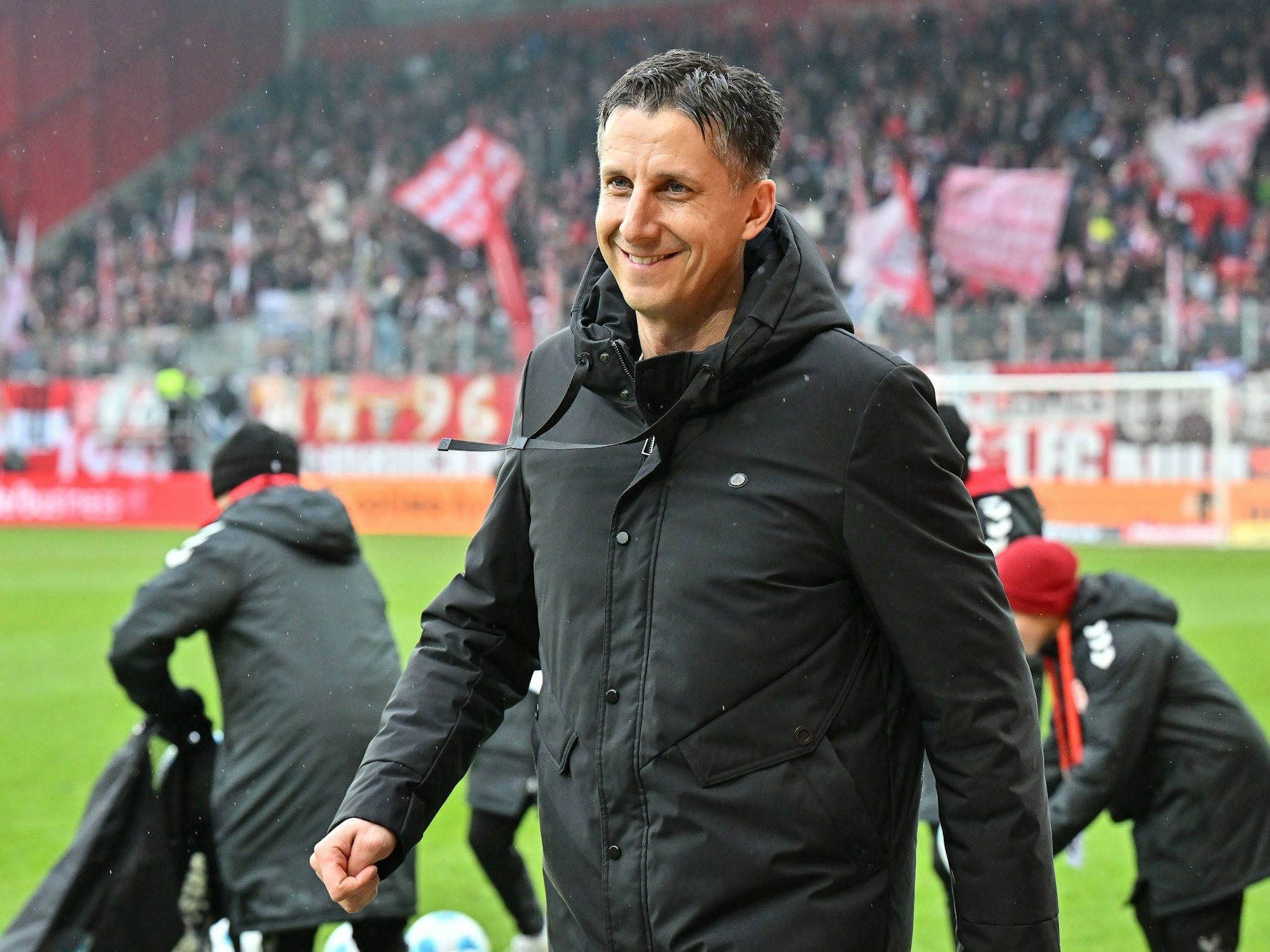 Christian Keller bei seiner Rückkehr nach Regensburg.