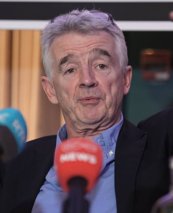 Michael O'Leary, Chef von Ryanair (hier bei einer Pressekonferenz im Oktober 2024)