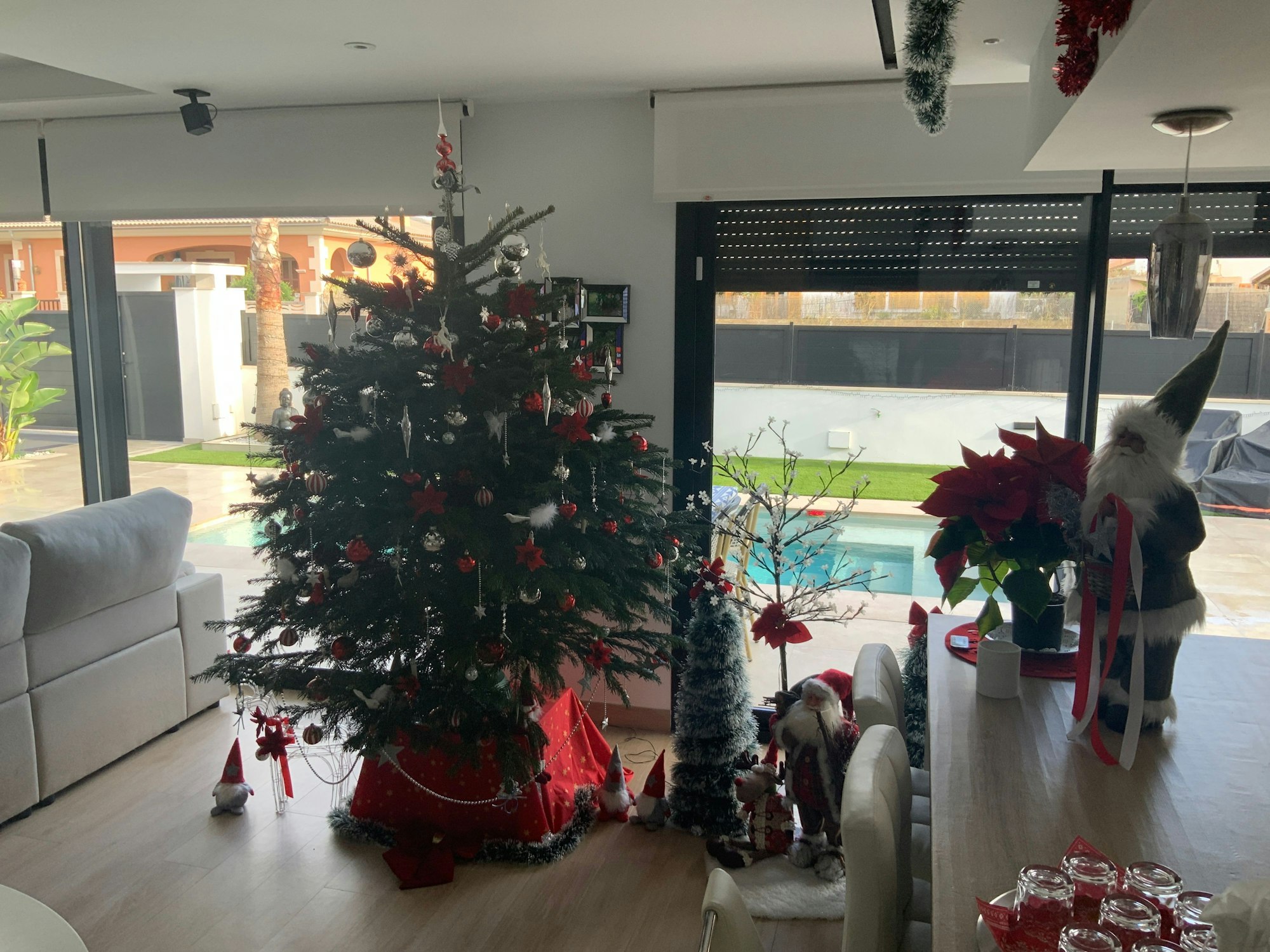 Der Weihnachtsbaum von Ehepaar Broll auf Mallorca