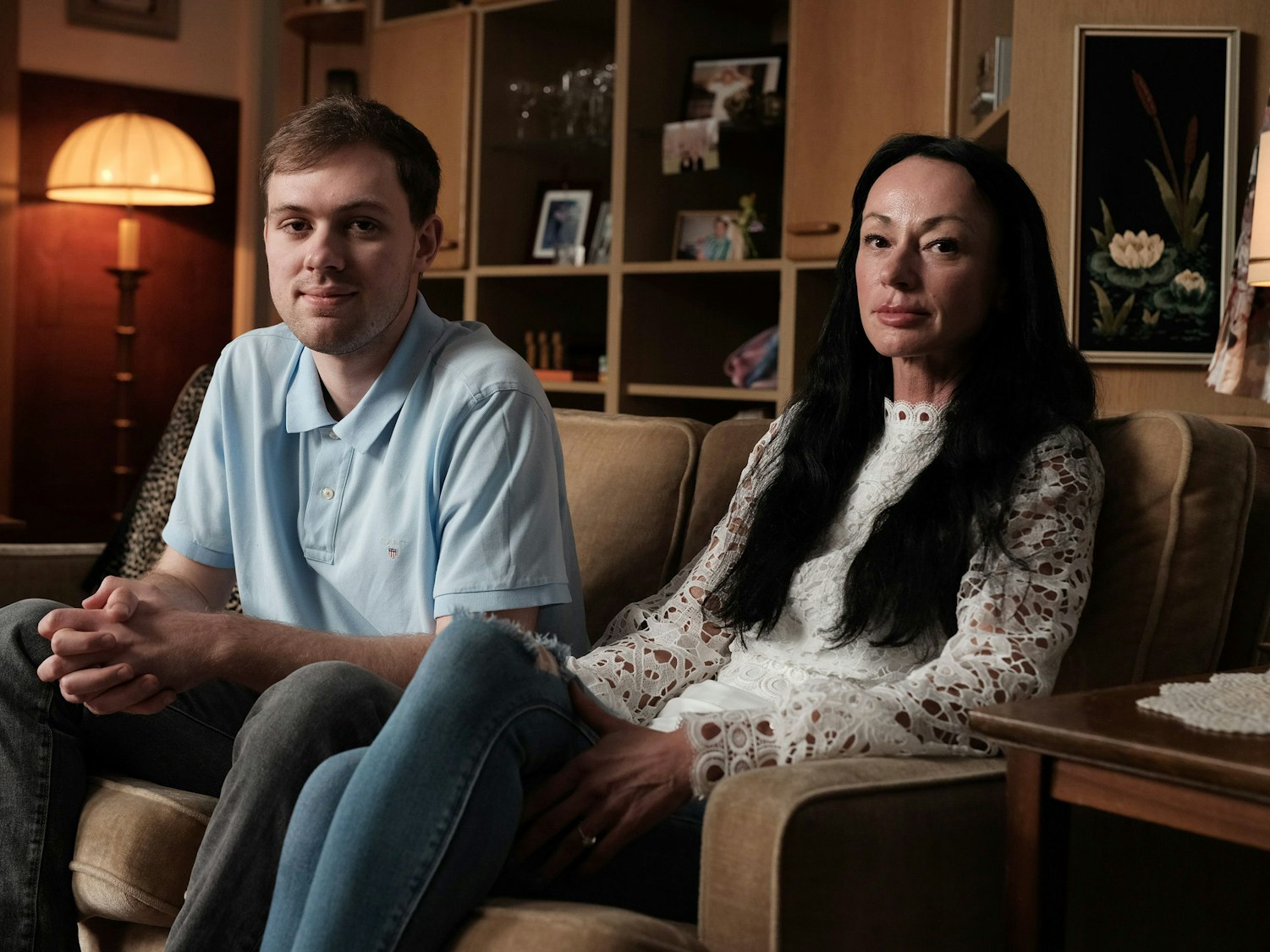 Sandra C. mit Sohn Mike. Sein Vater ist der Mehrfachmörder Norman Volker Franz