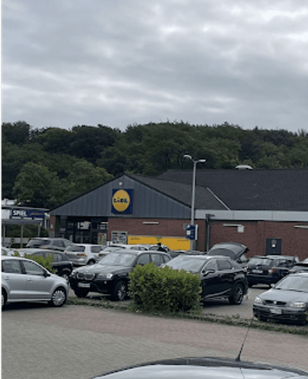 Bild vom Lidl-Markt in Leverkusen.