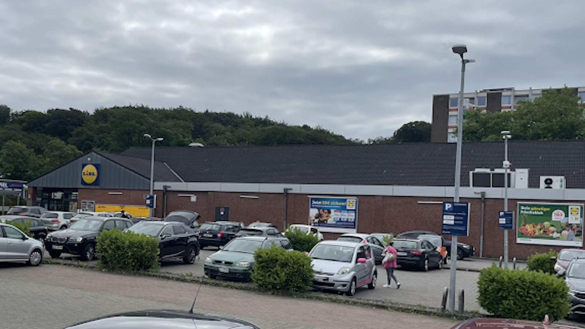 Bild vom Lidl-Markt in Leverkusen.